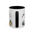 Dad The Legend Coffee Mug | Father's Day Gift for Dad | Accent Color Ceramic 11oz 15oz