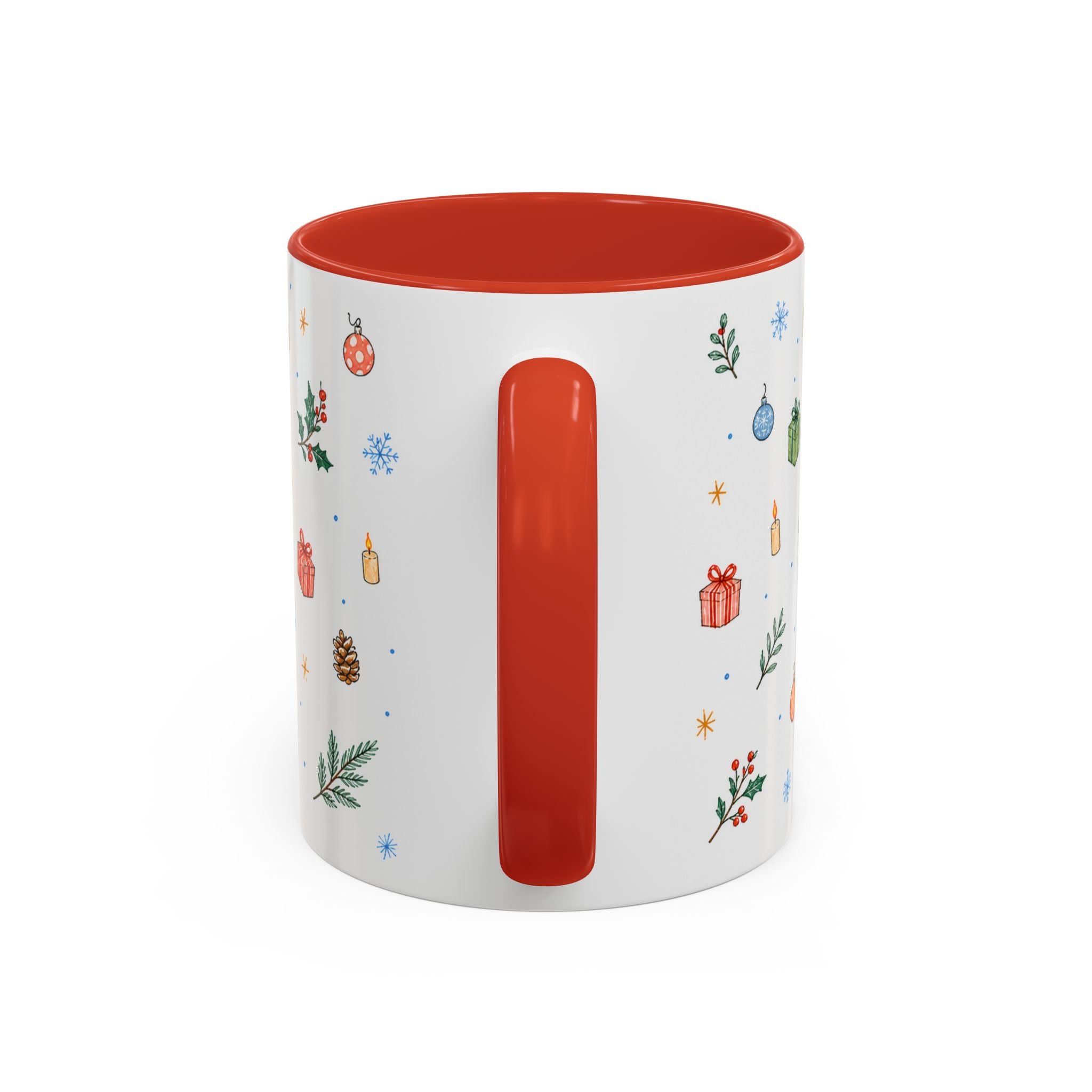 Dhaka Christmas Mug | Watercolor Travel Souvenir | Holiday Gift | Accent Ceramic Coffee Cup 11oz 15oz