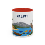 Malawi Coffee Mug | Travel Souvenir Accent Mug | Country Gift Ceramic Cup 11oz 15oz