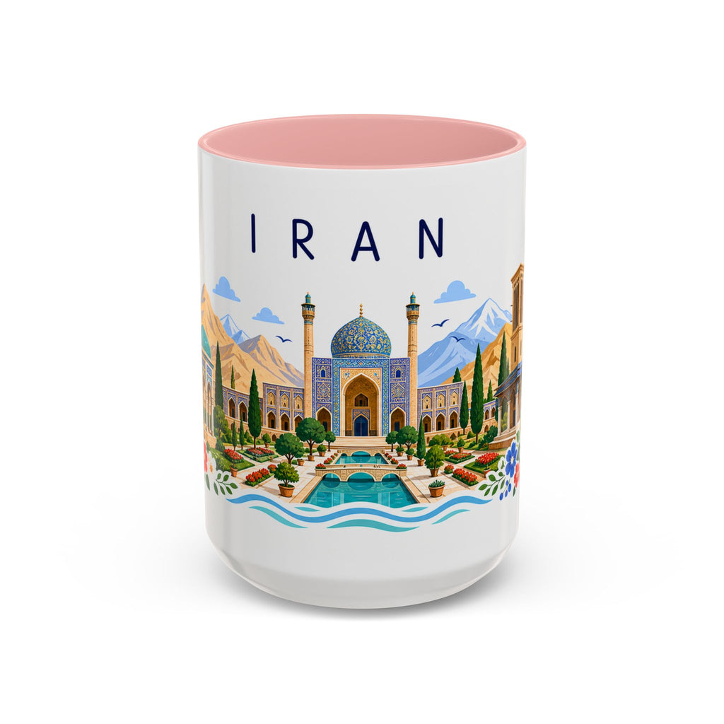 Iran Coffee Mug | Travel Souvenir Accent Mug | Place Gift Ceramic Cup 11oz 15oz