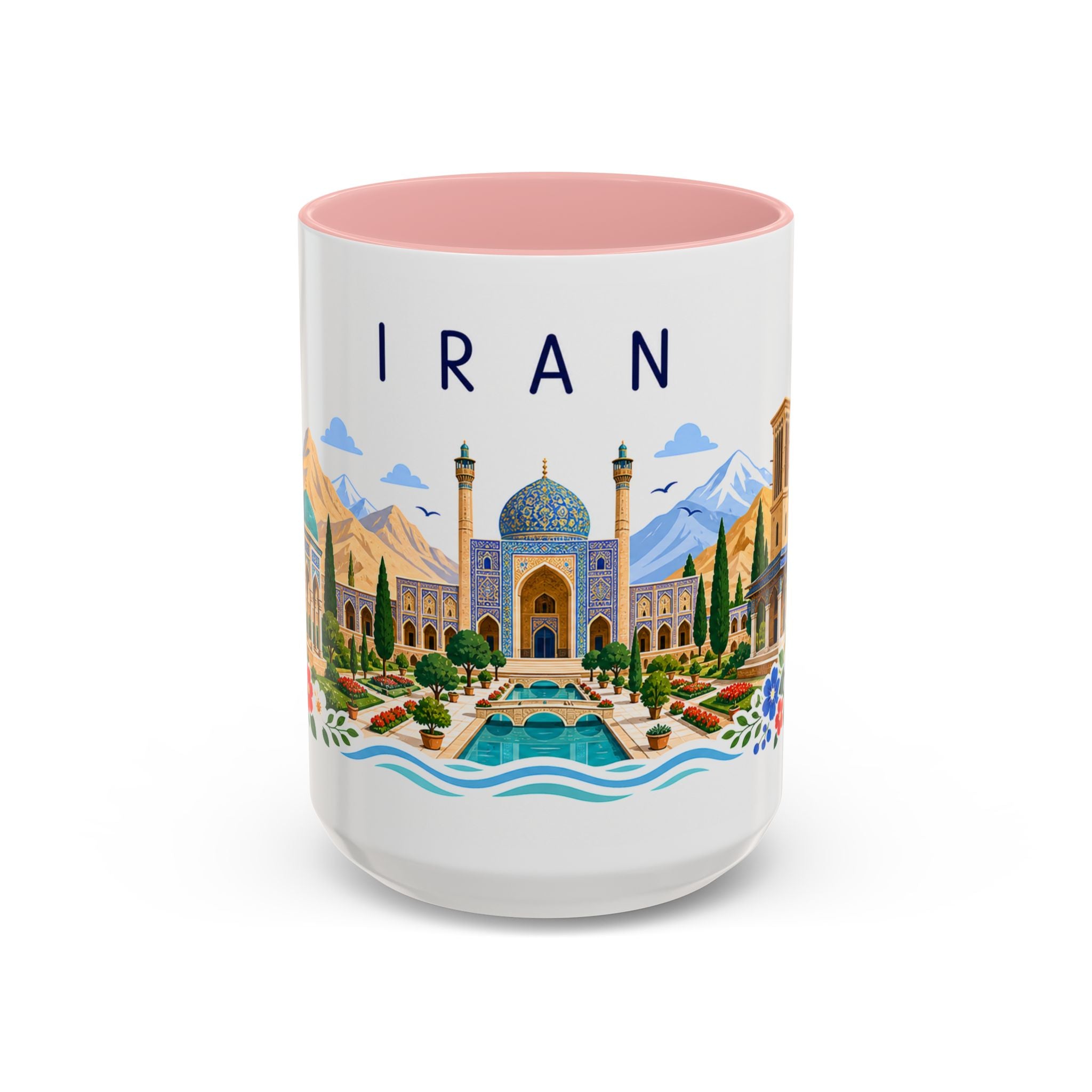 Iran Coffee Mug | Travel Souvenir Accent Mug | Place Gift Ceramic Cup 11oz 15oz