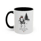 Any Man Can Be a Father Bear Dad Coffee Mug | Father's Day Gift | Accent Color Ceramic 11oz 15oz
