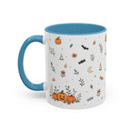 Halloween Party Mug | Ghost Black Cat Candy Watercolor Gift | Accent Cup 11oz 15oz