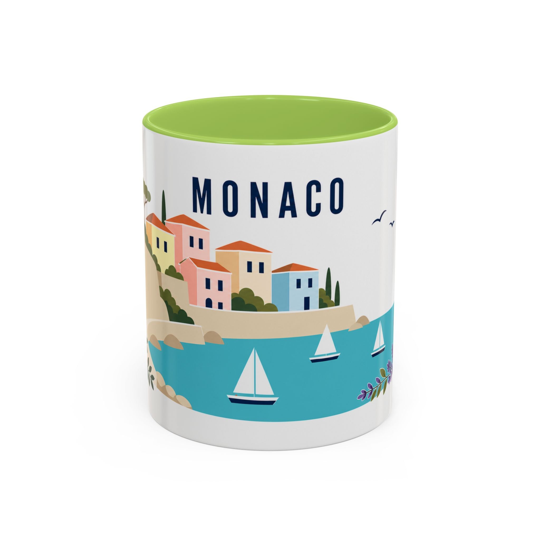 Monaco Coffee Mug | Travel Souvenir Accent Mug | Country Gift Ceramic Cup 11oz 15oz