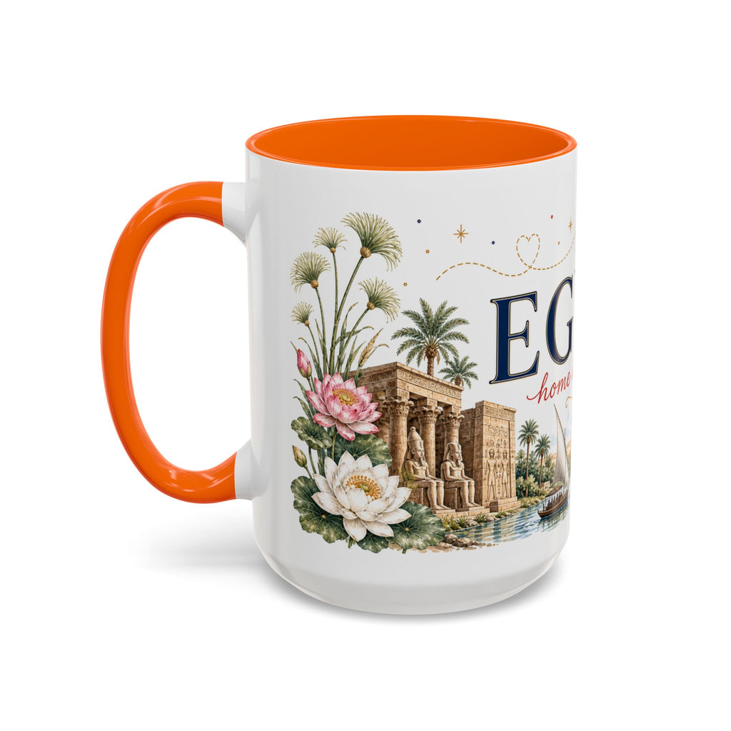 Egypt Home Country Mug | Moving Away Gift | Long Distance Friendship | 11 oz 15 oz Accent Mug