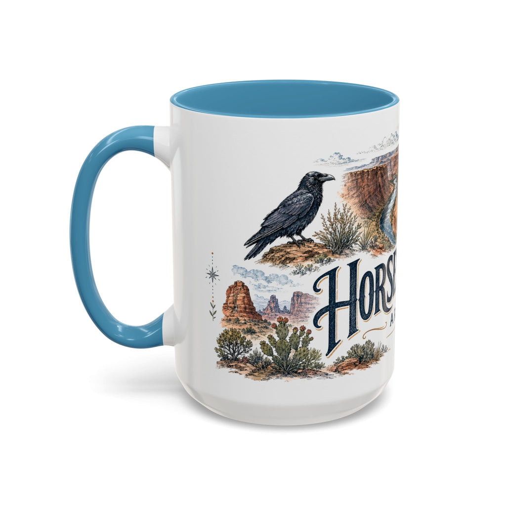 Horseshoe Bend Mug, Arizona Travel Souvenir, Bucket List Gift, Accent Ceramic Coffee Mug 11oz 15oz