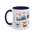Toronto Coffee Mug | Postage Stamp Collage Mug | Travel Souvenir Accent Cup 11oz 15oz