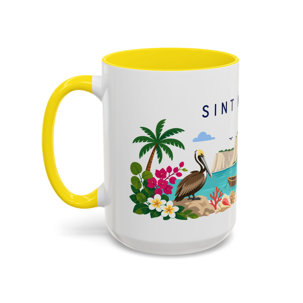 Sint Maarten Coffee Mug | Travel Souvenir Accent Mug | Country Gift Ceramic Cup 11oz 15oz