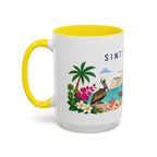 Sint Maarten Coffee Mug | Travel Souvenir Accent Mug | Country Gift Ceramic Cup 11oz 15oz