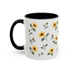 Kansas Sunflower Mug, State Flower Floral Coffee Cup, 11oz Botanical Gift
