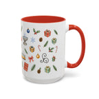 Budapest Christmas Mug | Watercolor City Souvenir | Ceramic Coffee Cup (11oz 15oz)