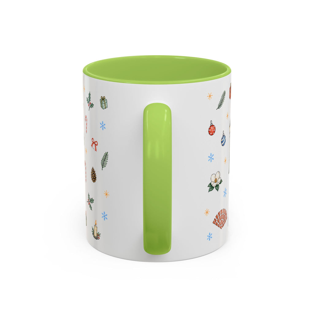 Savannah Christmas Mug | Watercolor City Souvenir, Travel Memories Cup