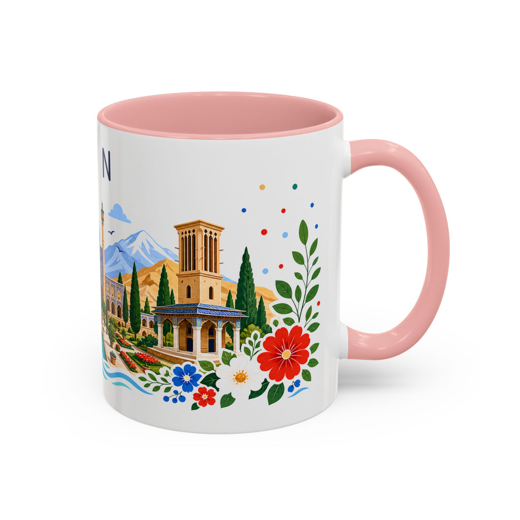 Iran Coffee Mug | Travel Souvenir Accent Mug | Place Gift Ceramic Cup 11oz 15oz