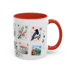 Taipei Coffee Mug | Postage Stamp Collage Mug | Travel Souvenir Accent Cup 11oz 15oz