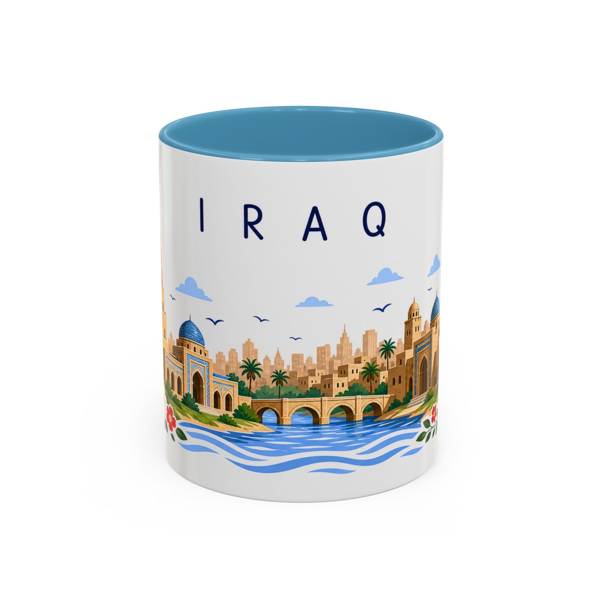 Iraq Coffee Mug | Travel Souvenir Accent Mug | Place Gift Ceramic Cup 11oz 15oz