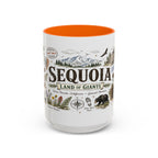 Sequoia Coffee Mug | National Park Hiking California Gift | Accent Color Ceramic 11oz 15oz