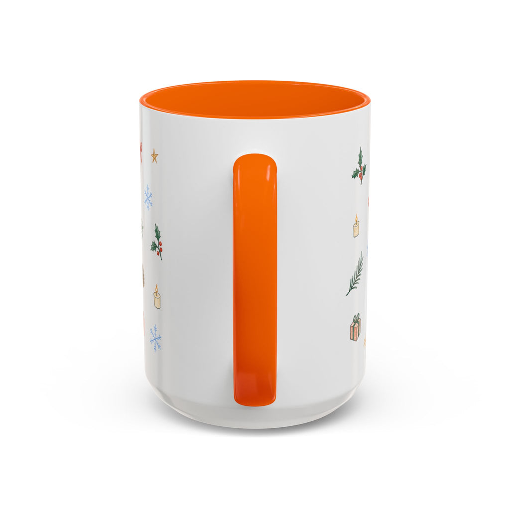 Seattle Christmas Mug | Watercolor Travel Souvenir | Holiday Gift | Accent Ceramic Coffee Cup 11oz 15oz