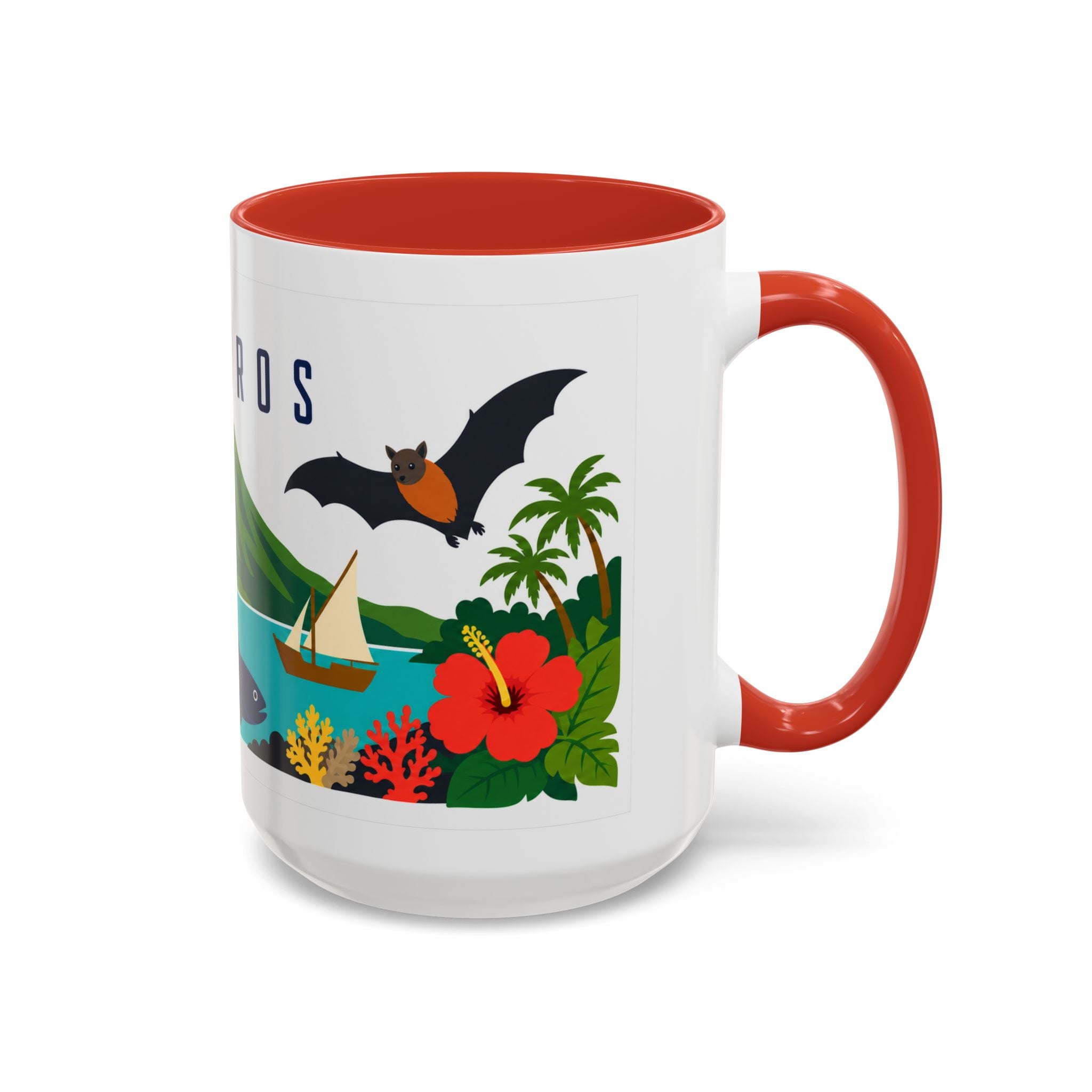 Comoros Coffee Mug | Travel Souvenir Accent Mug | Country Gift Ceramic Cup 11oz 15oz