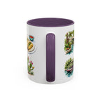 San Antonio Illustrated Travel Mug | City Souvenir Accent Coffee Mug | 11oz 15oz Ceramic Cup