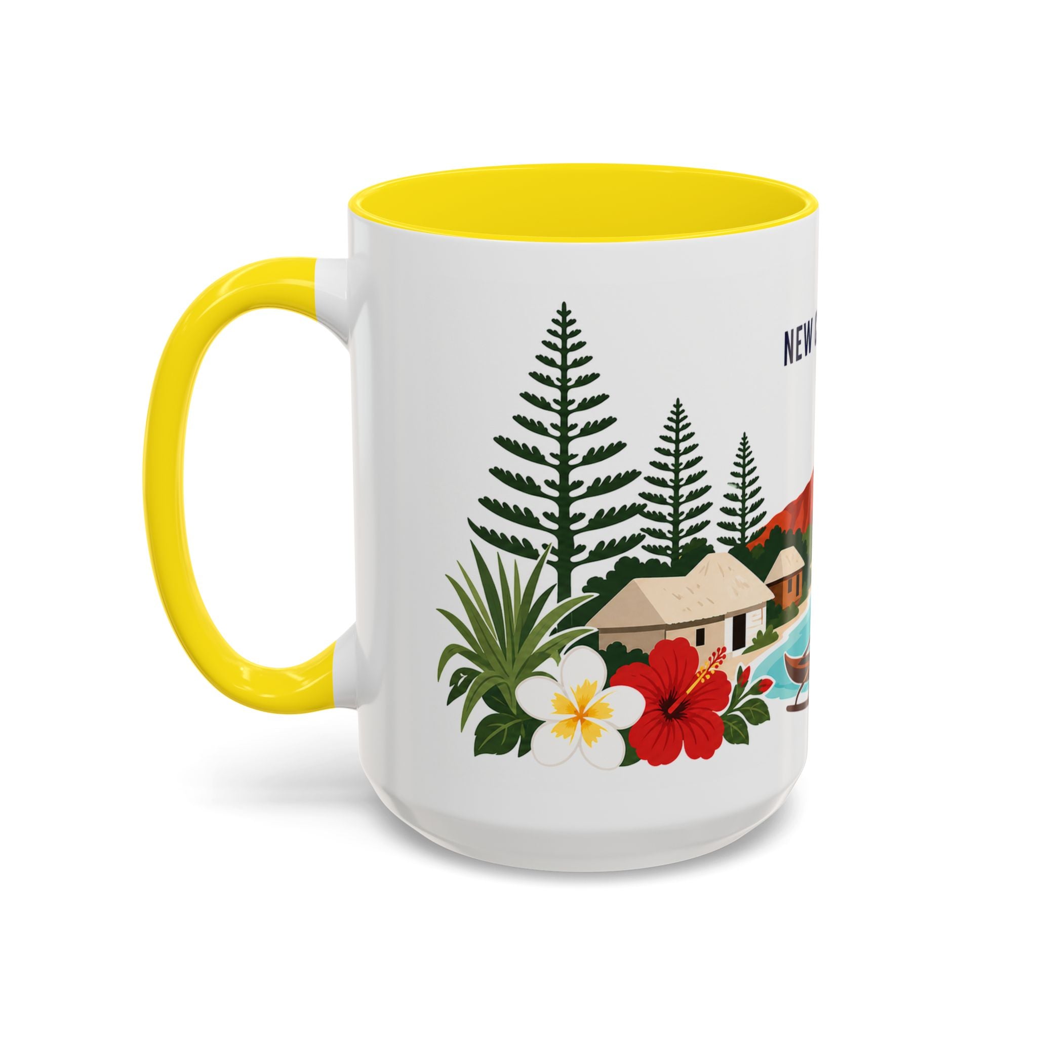 New Caledonia Coffee Mug | Travel Souvenir Accent Mug | Country Gift Ceramic Cup 11oz 15oz