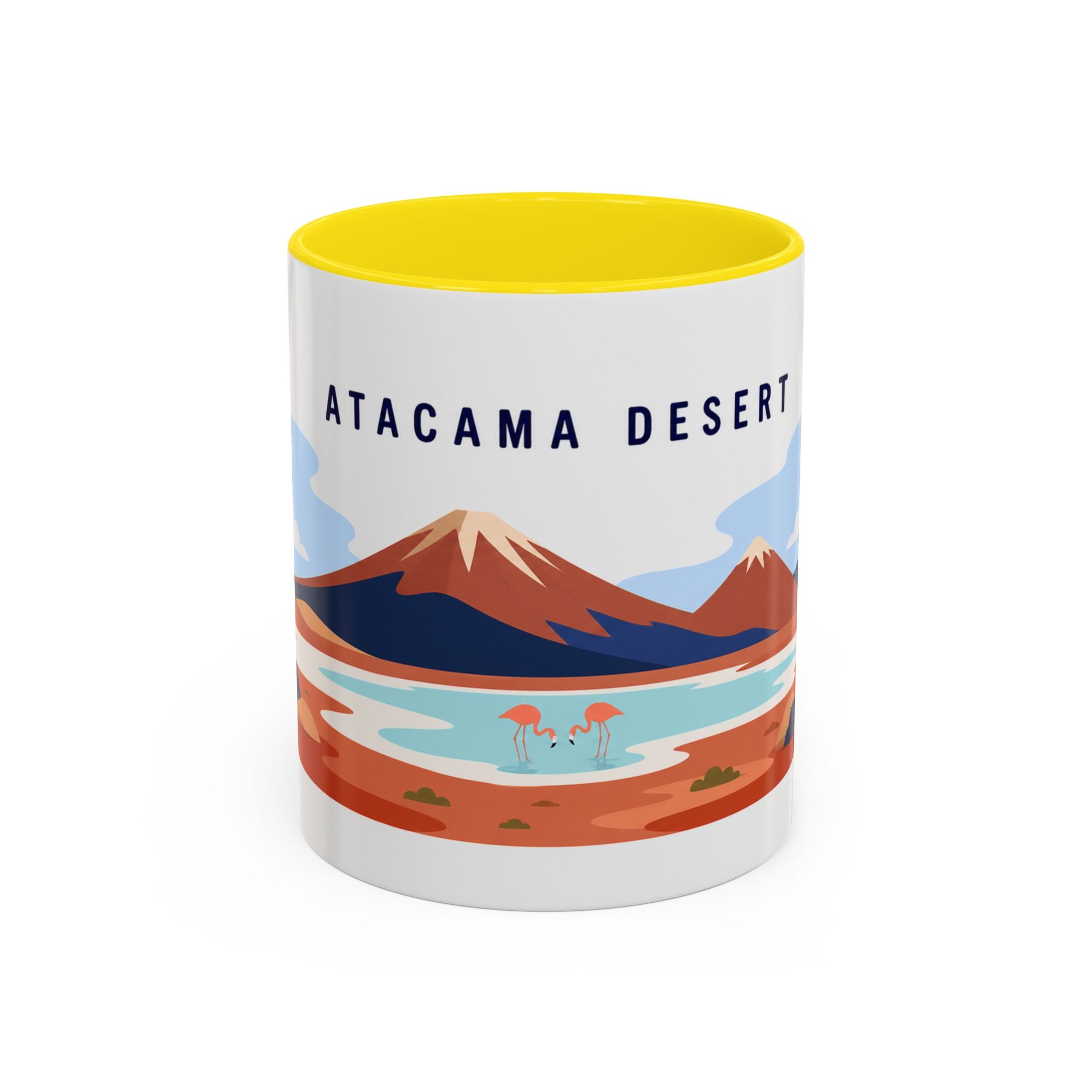 Atacama Desert Coffee Mug | Travel Destination Souvenir Gift | Accent Color Ceramic 11oz 15oz