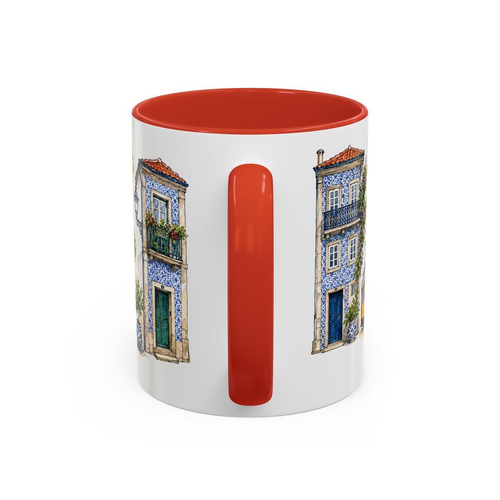 Porto Illustrated Travel Mug | City Souvenir Accent Coffee Mug | 11oz 15oz Ceramic Cup