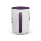 Thanksgiving Mug | Country Harvest Watercolor Gift | Pumpkin Scarecrow Accent Cup 11oz 15oz