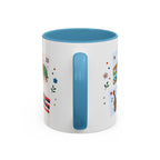 Honolulu Coffee Mug | Postage Stamp Collage Mug | Travel Souvenir Accent Cup 11oz 15oz