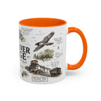 New River Gorge National Park Coffee Mug | West Virginia River Canyon Climbing Gift | Accent Color Ceramic 11oz 15oz