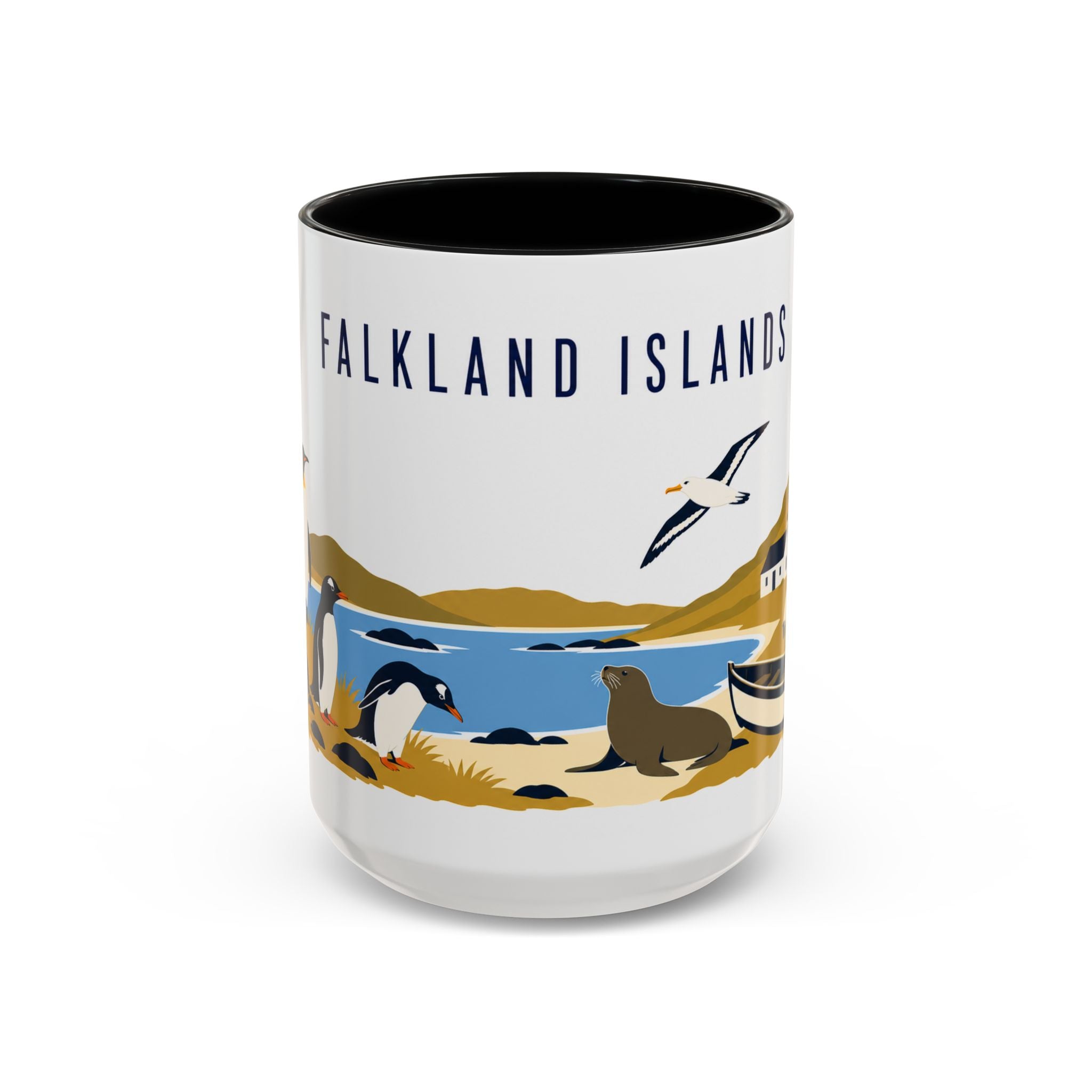 Falkland Islands Coffee Mug | Travel Souvenir Accent Mug | Country Gift Ceramic Cup 11oz 15oz