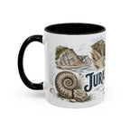 Jurassic Coast Mug, England Travel Souvenir, Bucket List Gift, Accent Ceramic Coffee Mug 11oz 15oz