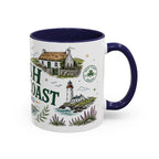 Irish West Coast Coffee Mug | Travel Destination Souvenir Gift | Accent Color Ceramic 11oz 15oz