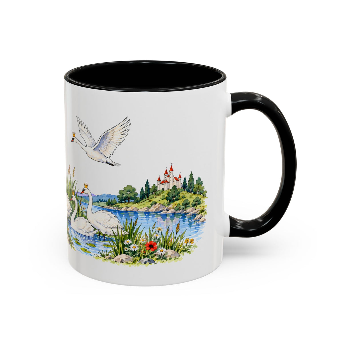The Wild Swans Mug | Storybook Fairy Tale Accent Coffee Mug | EveryLegend
