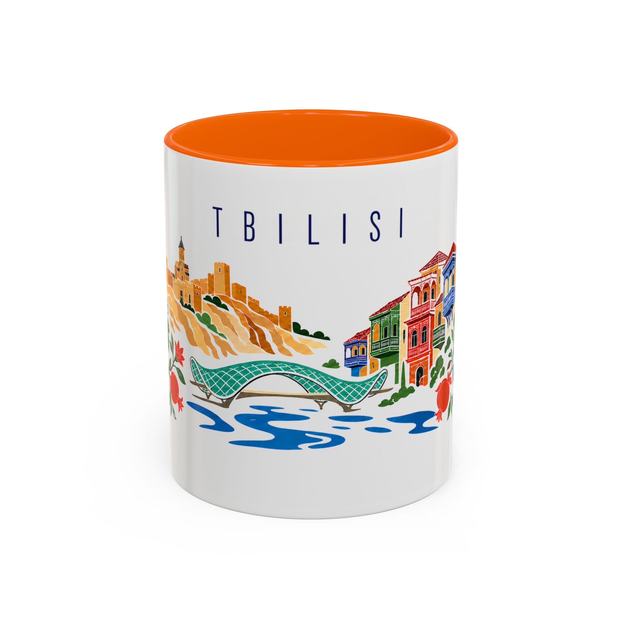 Tbilisi Coffee Mug | Georgia Travel Souvenir | Porcelain Decal City Gift | 11oz 15oz Accent Mug