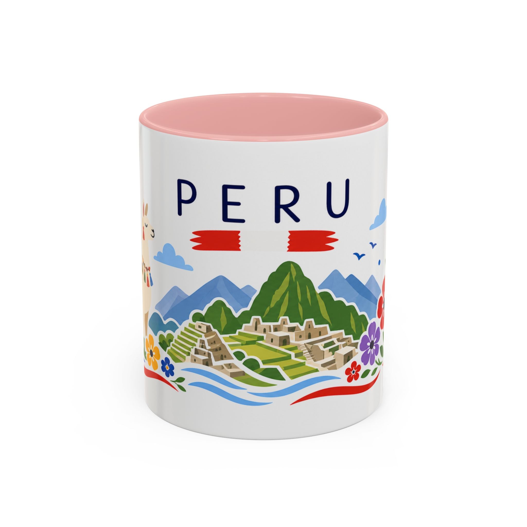 Peru Coffee Mug | Travel Souvenir Accent Mug | Country Gift Ceramic Cup 11oz 15oz
