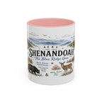 Shenandoah National Park Coffee Mug | Virginia Blue Ridge Hiking Autumn Gift | Accent Color Ceramic 11oz 15oz
