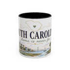 South Carolina State Mug | Botanical Map Accent Cup (11oz 15oz)