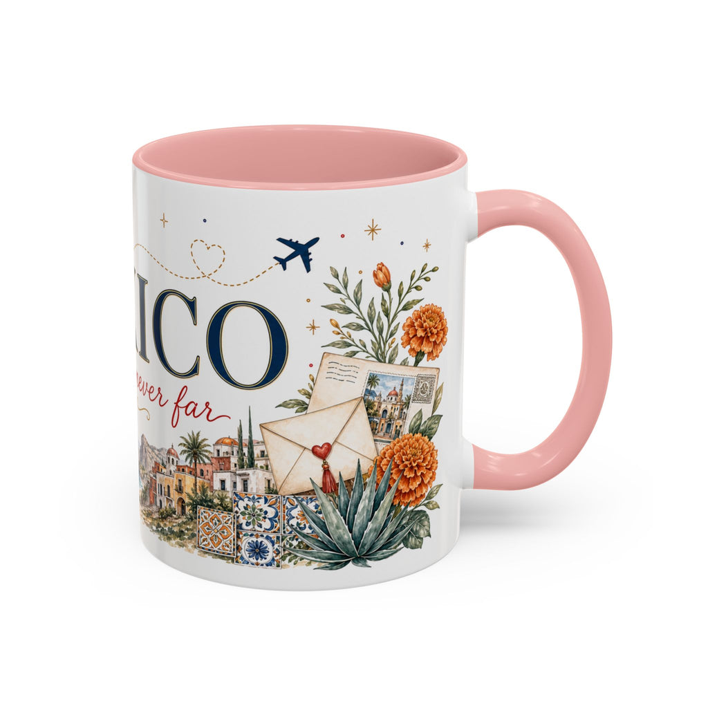 Mexico Home Country Mug | Moving Away Gift | Long Distance Friendship | 11 oz 15 oz Accent Mug