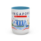 Singapore Coffee Mug | Travel Souvenir Accent Mug | Country Gift Ceramic Cup 11oz 15oz