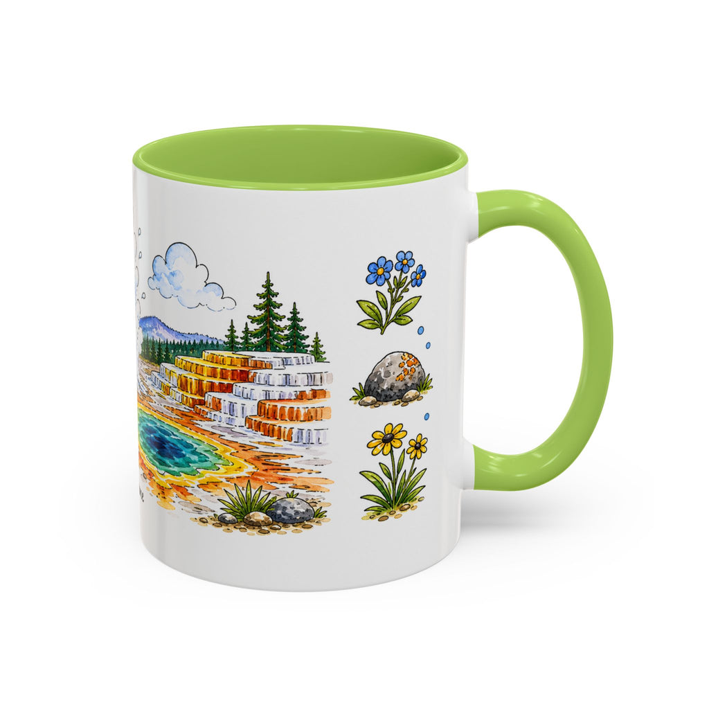 Yellowstone National Park Mug | US Travel Souvenir Accent Coffee Mug | 11oz 15oz Ceramic Cup