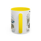 White Cliffs of Dover Mug, England Travel Souvenir, Bucket List Gift, Accent Ceramic Coffee Mug 11oz 15oz