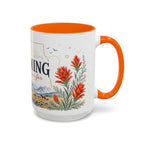 Wyoming Home State Mug | Moving Away Gift | Long Distance Friendship Coffee Cup | 11oz 15oz Accent Mug