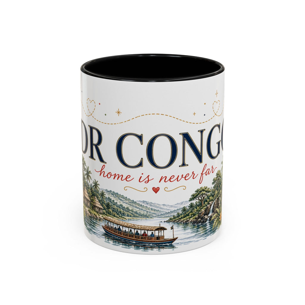 DR Congo Home Country Mug | Moving Away Gift | Long Distance Friendship | 11 oz 15 oz Accent Mug