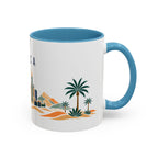 Mecca Coffee Mug | Saudi Arabia Travel Souvenir | Porcelain Decal City Gift | 11oz 15oz Accent Mug