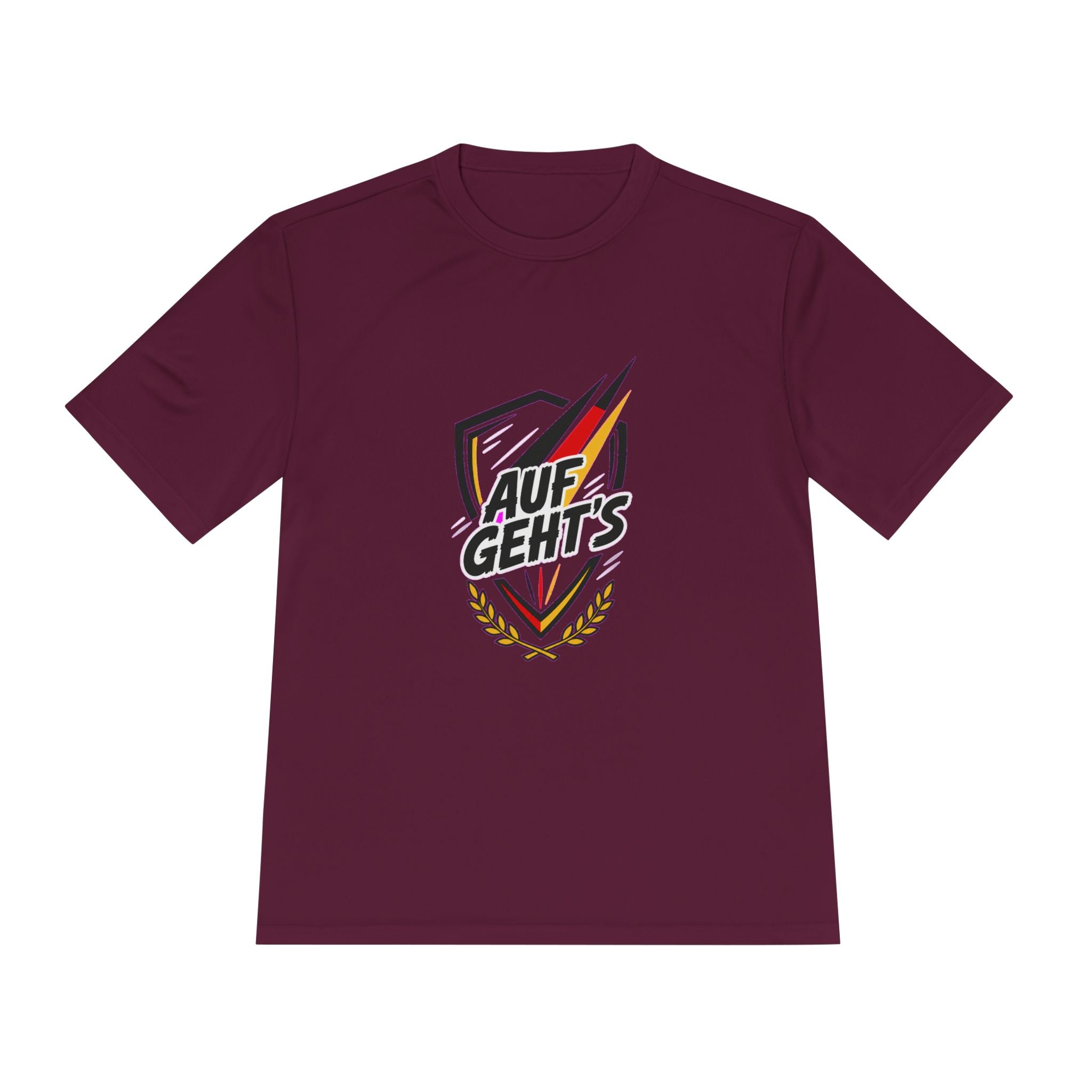 Germany Soccer T Shirt, Auf Geht'S Tee, World Football Fan Shirt, Moisture Wicking Sport Tee