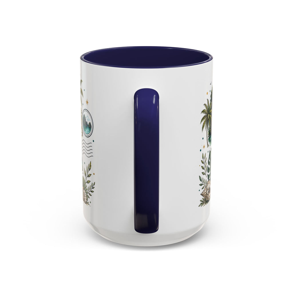Palawan Coffee Mug | Travel Destination Souvenir Gift | Accent Color Ceramic 11oz 15oz