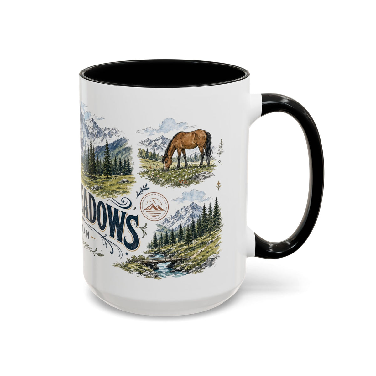 Fairy Meadows Mug, Pakistan Travel Souvenir, Bucket List Gift, Accent Ceramic Coffee Mug 11oz 15oz