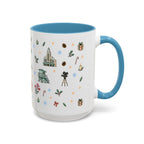 Los Angeles Christmas Mug | Watercolor City Souvenir | Ceramic Coffee Cup (11oz or 15oz)
