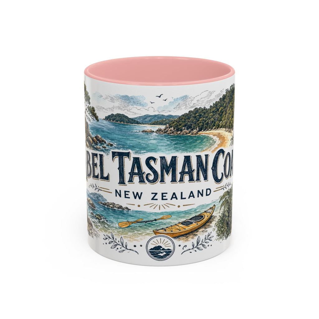 Abel Tasman Coast Mug, New Zealand Travel Souvenir, Bucket List Gift, Accent Ceramic Coffee Mug 11oz 15oz