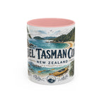 Abel Tasman Coast Mug, New Zealand Travel Souvenir, Bucket List Gift, Accent Ceramic Coffee Mug 11oz 15oz